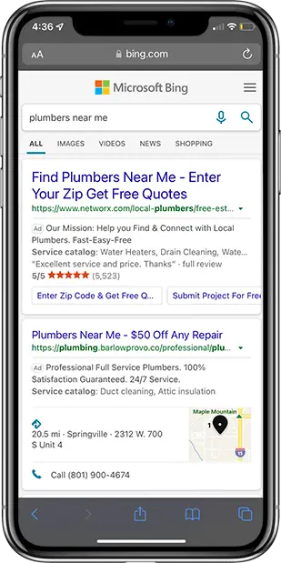 Bing Search Ads Agency Bing Shopping Ads Agency BIng Display Ads Agency Bing Business Setup and Optimization Agency