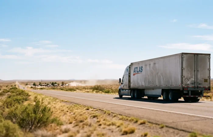 Out-of-State Movers from Lubbock: Planning a Move Beyond Texas 15 Professional uniformed out-of-state movers from Lubbock loading a clean long-haul moving truck outside a modern home under a bright blue sky